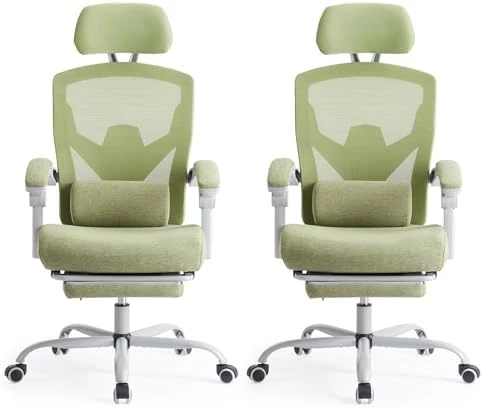 Office Computer Desk Chair with Footrest — Smart Chairs, Sweetcrispy