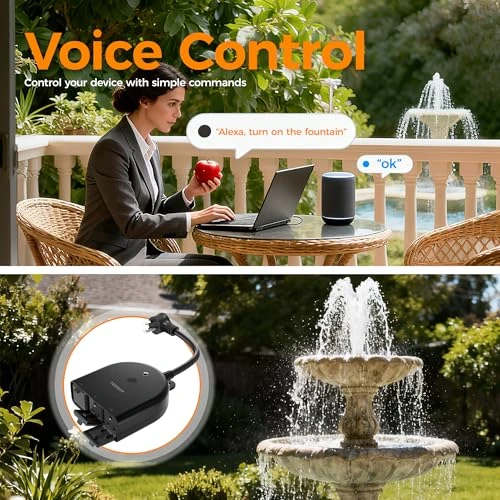 Outdoor Smart Plug Waterproof — Smart Plug, TESSAN