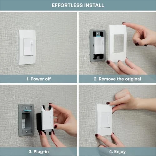 Smart Dimmer, Single-Pole, Rocker-Style Dimming — Smart Switch, Deako
