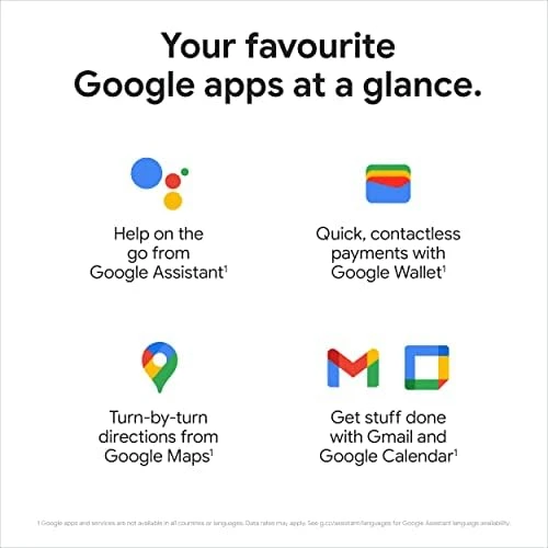 Smartwatch with Fitbit Activity Tracking — Smart Watch, Google