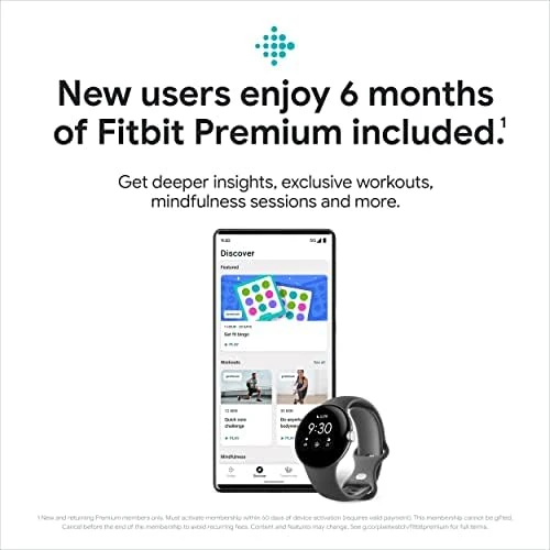 Smartwatch with Fitbit Activity Tracking — Smart Watch, Google