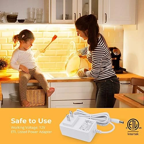 Warm White LED Strip Lights, Bright 300 LEDs, 3000K Dimmable Light Strip 16.4ft with Control Box — LED Strip Lights, Govee