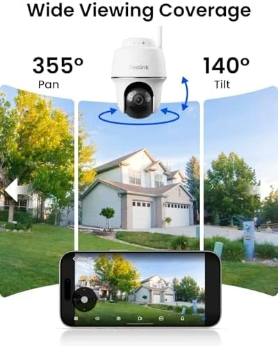 360° Auto-Tracking Solar Security Camera — Security Camera, Reolink