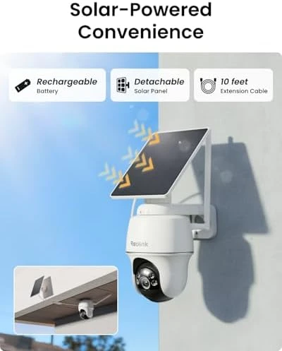 360° Auto-Tracking Solar Security Camera — Security Camera, Reolink