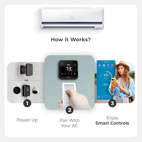 Breez Max Smart AC Controller — Smart Thermostat, Cielo