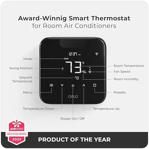 Breez Max Smart AC Controller — Smart Thermostat, Cielo