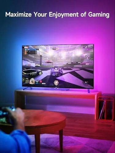 LED Lights for TV, 16.4ft with Music Sync & App Control — LED Strip Lights, KANTUTOE