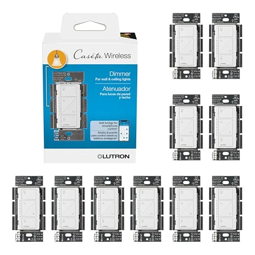 Smart Dimmer Switch (10-Pack) — Smart Switch, Lutron