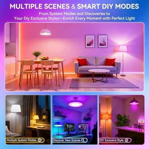 Smart Light Bulbs with Remote — Smart Light Bulb, Auxmir