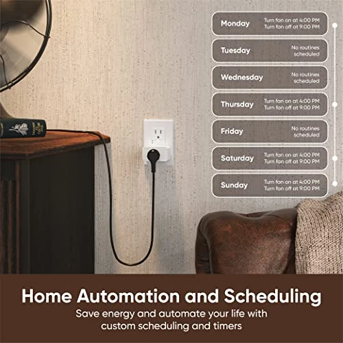 Smart Plug, 2.4GHz WiFi, Four-Pack, White — Smart Plug, Wyze