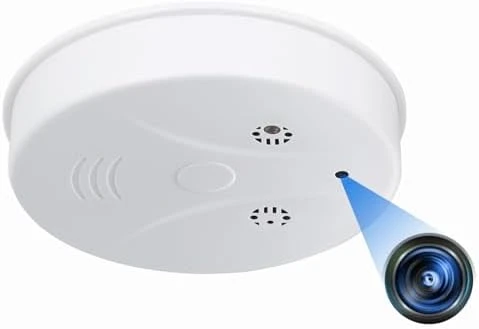 Smart Wireless WiFi Camera Smoke Detector Hidden Camera 1080P Video — Security Camera, eovas