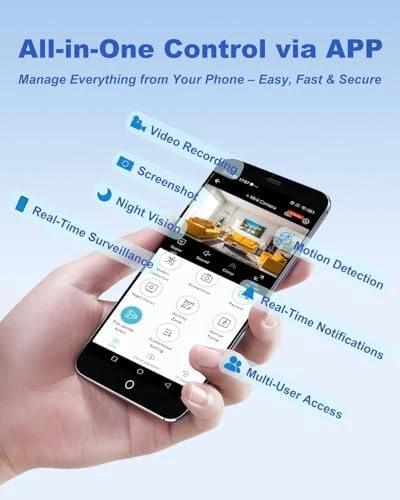 Spy Camera, No WiFi Security Camera with 3 Modes — Security Camera, Bextgoo