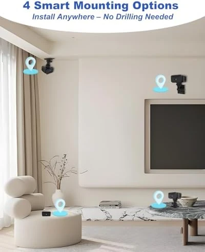 Spy Camera, No WiFi Security Camera with 3 Modes — Security Camera, Bextgoo