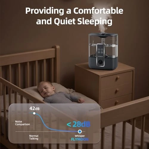 Top Fill Cool Mist Humidifier — Humidifier, Flymoon