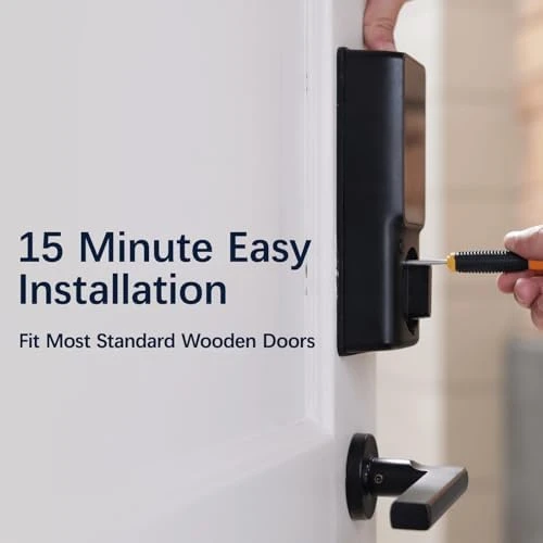 Video Smart Lock S398, 4-in-1 Camera + Video Doorbell + Fingerprint Keyless Door Lock + Indoor Display Monitor — Smart Lock, SMRTIPLX