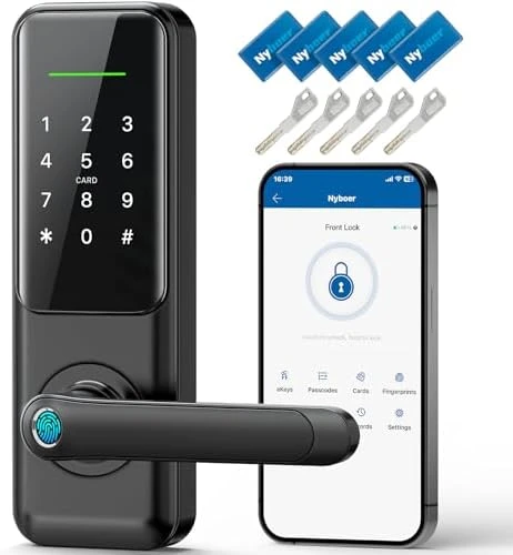 WiFi Video Smart Door Lock with Camera & Doorbell — Smart Lock, Nyboer