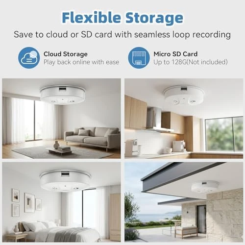 Wireless Camera Smoke Detector — Security Camera, ASWNS