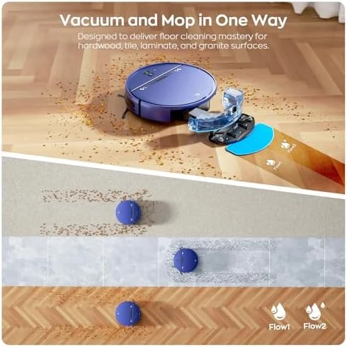 2-in-1 Robot Vacuum and Mop Combo — Robot Vacuum, MANVN