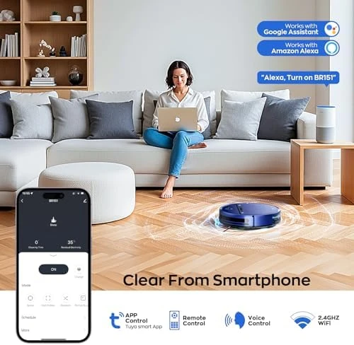 2-in-1 Robot Vacuum and Mop Combo — Robot Vacuum, MANVN
