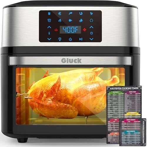 Air Fryer Oven Large 20 QT, 10-in-1 Toaster Oven Air Fryer Combo with Window for Family — Air Fryer, Gluck
