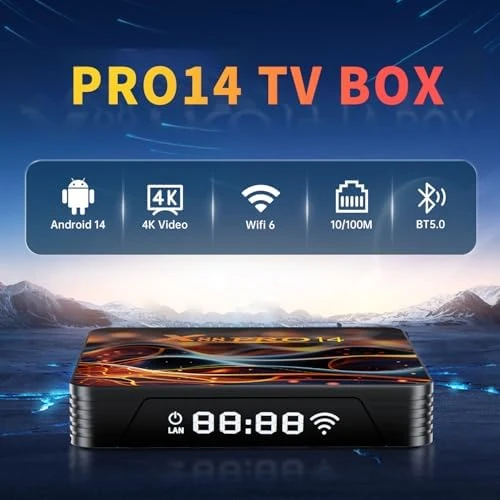 Android TV Box 14.0 — Smart TV, RUPA Store