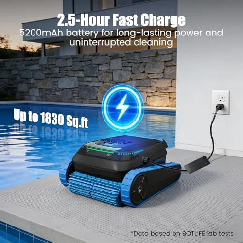 Automatic Robotic Pool Cleaner — Robot Vacuum, BOTLIFE