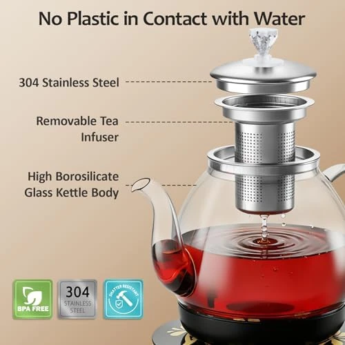 Electric Tea Maker with Infuser — Electric Kettle, HHT