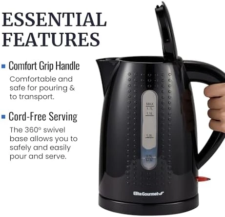 Electric Water Kettle — Electric Kettle, Elite Gourmet