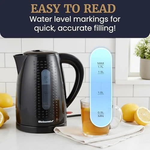 Electric Water Kettle — Electric Kettle, Elite Gourmet