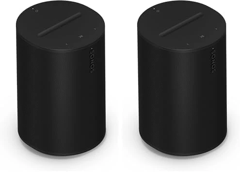 Era 100 - Black - Wireless, Alexa Enabled Smart Speaker (Pack of 2) — Smart Speaker, Sonos