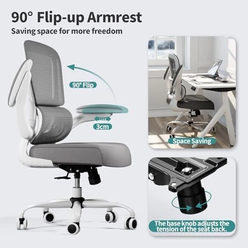 Ergonomic Desk Chair with Adjustable Lumbar Support — Smart Chairs, TRALT