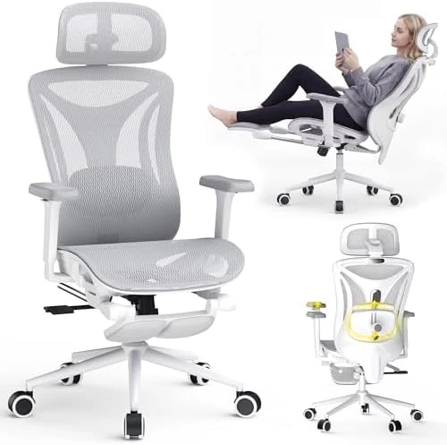 Ergonomic Office Chair with Footrest — Smart Chairs, CYKOV