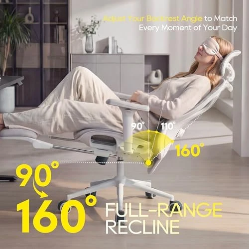 Ergonomic Office Chair with Footrest — Smart Chairs, CYKOV