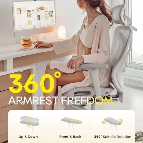 Ergonomic Office Chair with Footrest — Smart Chairs, CYKOV