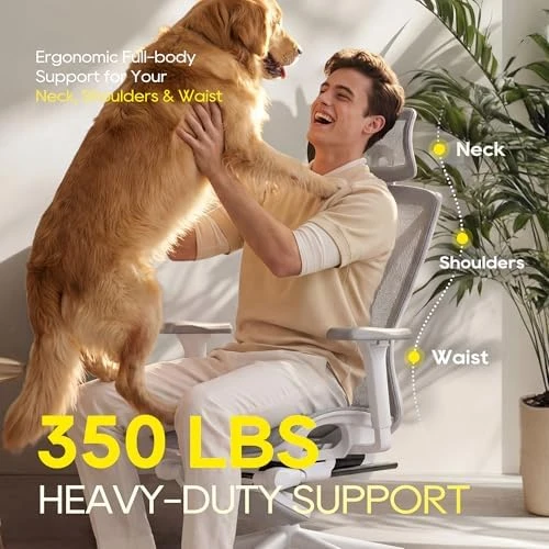 Ergonomic Office Chair with Footrest — Smart Chairs, CYKOV