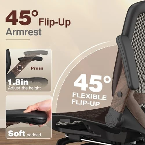 Ergonomic Office Chair with Footrest — Smart Chairs, GABRYLLY