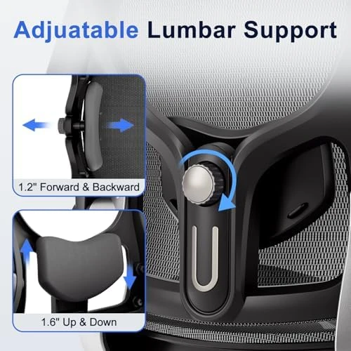 Ergonomic Office Chair with Mesh Seat Cushion and 3D Armrests — Smart Chairs, marrap