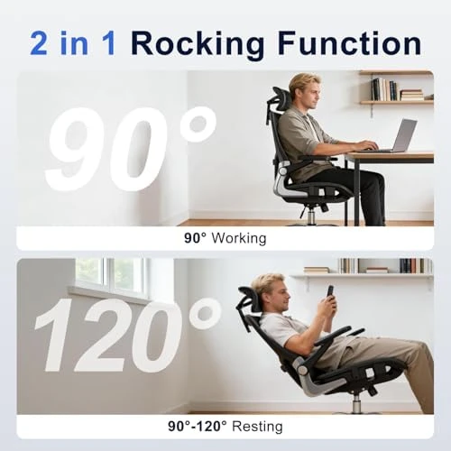 Ergonomic Office Chair with Mesh Seat Cushion and 3D Armrests — Smart Chairs, marrap