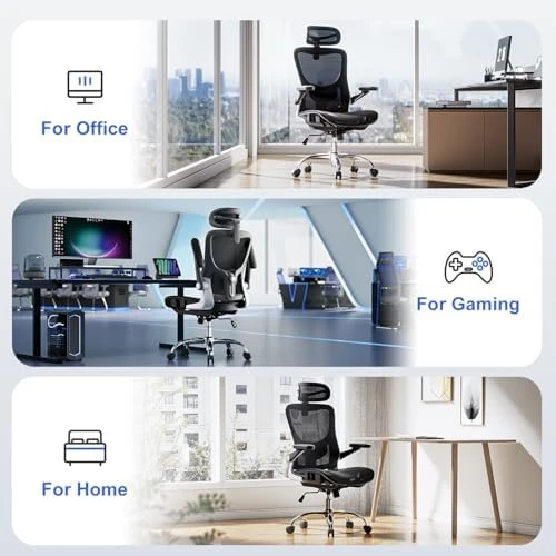 Ergonomic Office Chair with Mesh Seat Cushion and 3D Armrests — Smart Chairs, marrap