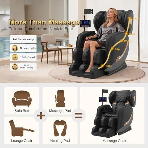 Full Body Massage Chair Recliner with Zero Gravity — Massage Chairs, VireoNest