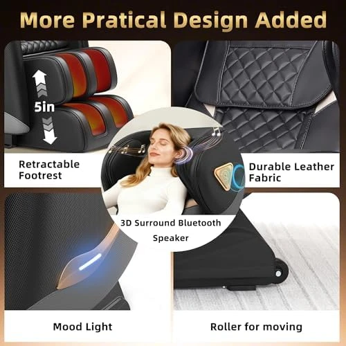 Full Body Massage Chair Recliner with Zero Gravity — Massage Chairs, VireoNest