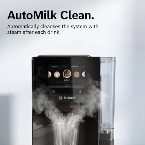 Fully Automatic Coffee and Espresso Machine - 35 Drinks, Double Cup Barista Style Super Coffee Maker - Touchscreen,... — Coffee Maker, BOSCH