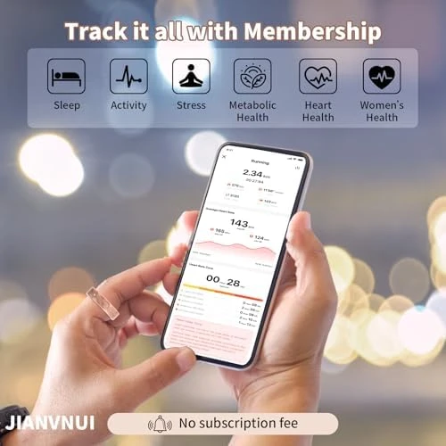Health-Fitness Tracker Smart Ring — Smart Ring, JIANVNUI