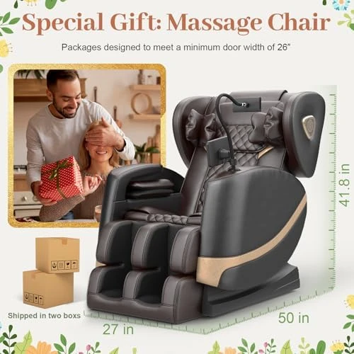 Massage Chair Full Body, Zero Gravity with 10 Fix Rollers — Massage Chairs, FURNIMAT