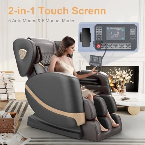 Massage Chair Full Body, Zero Gravity with 10 Fix Rollers — Massage Chairs, FURNIMAT