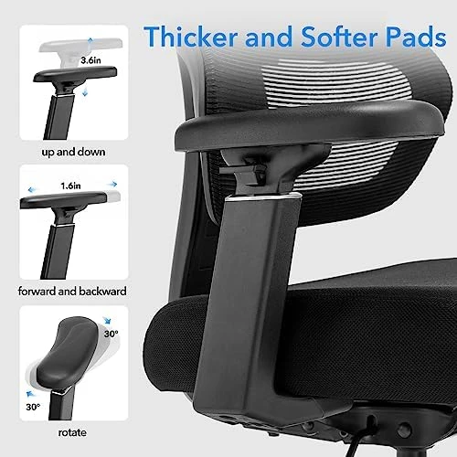 Mesh High Back Ergonomic Office Chair — Smart Chairs, BIKIGIRL