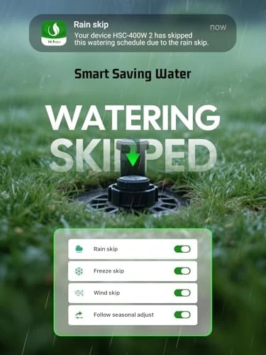 Outdoor Smart Sprinkler Controller with Protector — Irrigation System, HiOazo