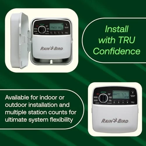Program-Based Indoor Irrigation Controller/Timer, WiFi Ready, 6-Zone/Station — Irrigation System, Rain Bird