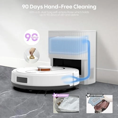 Robot Vacuum and Mop Combo — Robot Vacuum, Bagotte