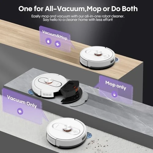 Robot Vacuum and Mop Combo — Robot Vacuum, Bagotte